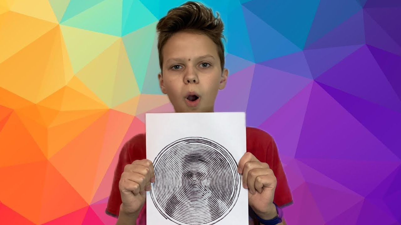 Самый необычный рисунок! *Спиральный рисунок*