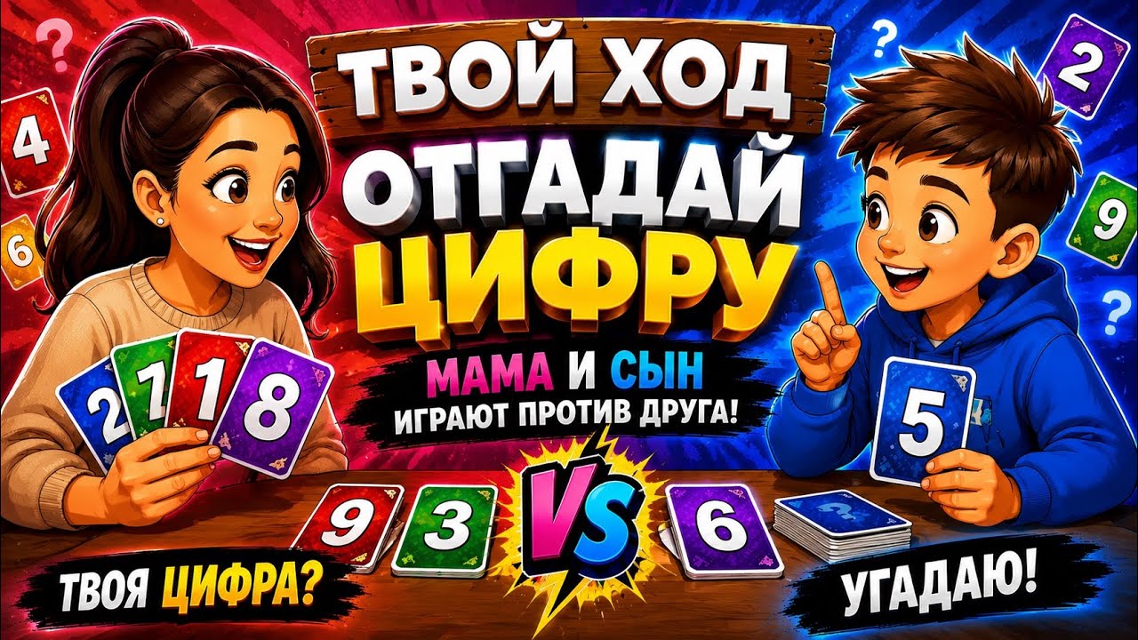  ТВОЙ ХОД! Найди правильную цифру!