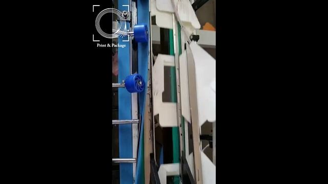 Производство треугольных коробок для сэндвичей на фальцевально-склеивающей линии SHH