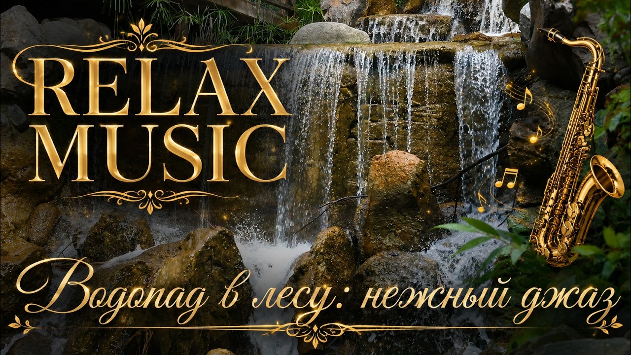  RELAX  ЛЕСНОЙ ВОДОПАД ПЕНИЕ ПТИЦ И НЕЖНЫЙ САКСОФОН  МУЗЫКА ДЛЯ ДУШИ ОТДЫХА И ГАРМОНИИ