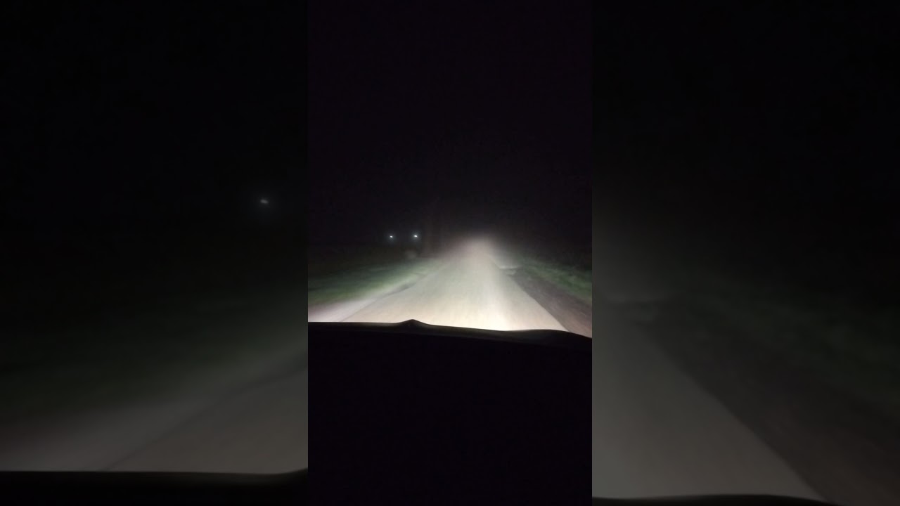 Дороги Нидерландов. Ночь, туман.