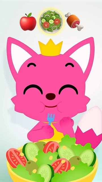 Pinkfong’s Mukbang #shorts #mukbang #asmr