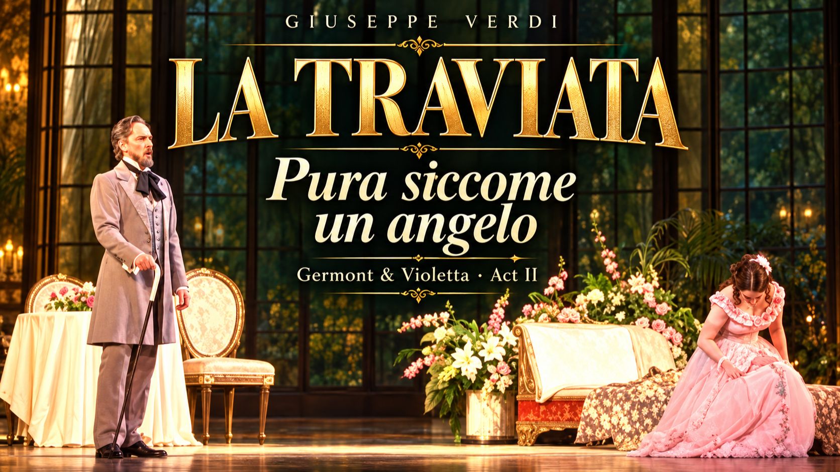 Giuseppe Verdi  La traviata  Pura siccome un angelo  Germont  Violetta Duet