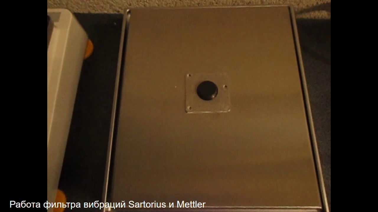 Работа фильтра помех Sartorius и Mettler