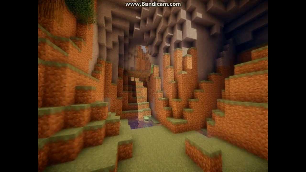 красивый пейзаж в minecraft 2