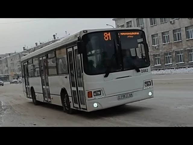 Поездка на автобусе ЛиАЗ 5293.5381 маршрут719 CI 01город Астана