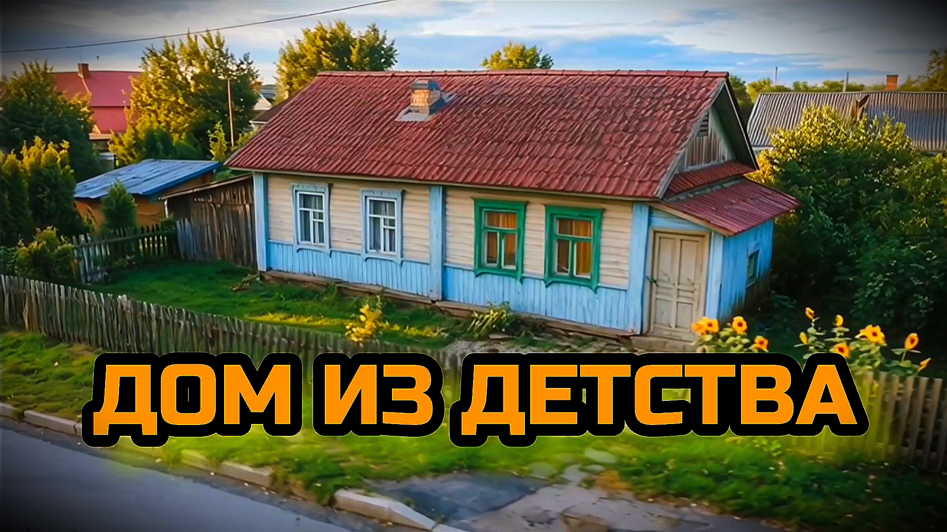 ДОМ ИЗ ДЕТСТВА. Песня про родительский дом.