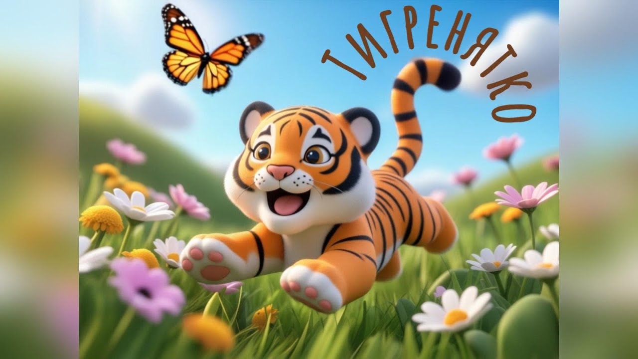 📌 Тигрик, тигрик, тигренятко 🐯 — Пісенька для дітей | Міліпутик ТВ