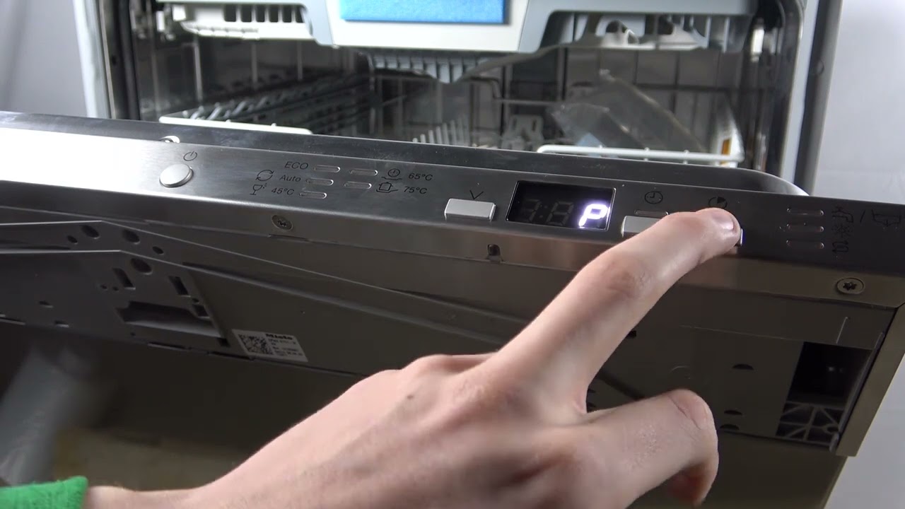 Как отключить или настроить звуковой сигнал на посудомоечной машине MIELE G 5362 SCVi