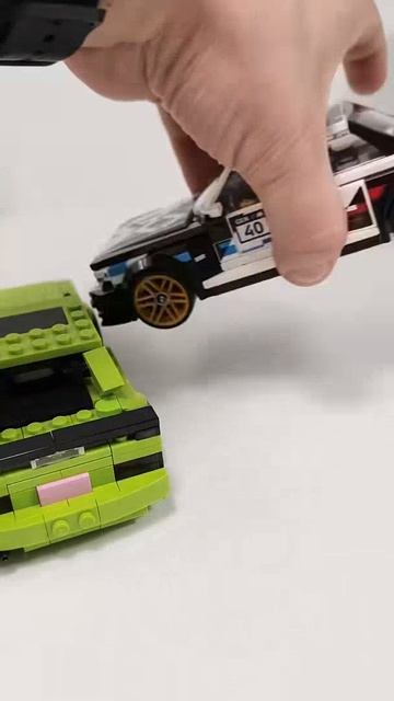 LEGO Speed Champions BMW M3 (E30) (77263) против BMW E30 M3 MOC (77237)