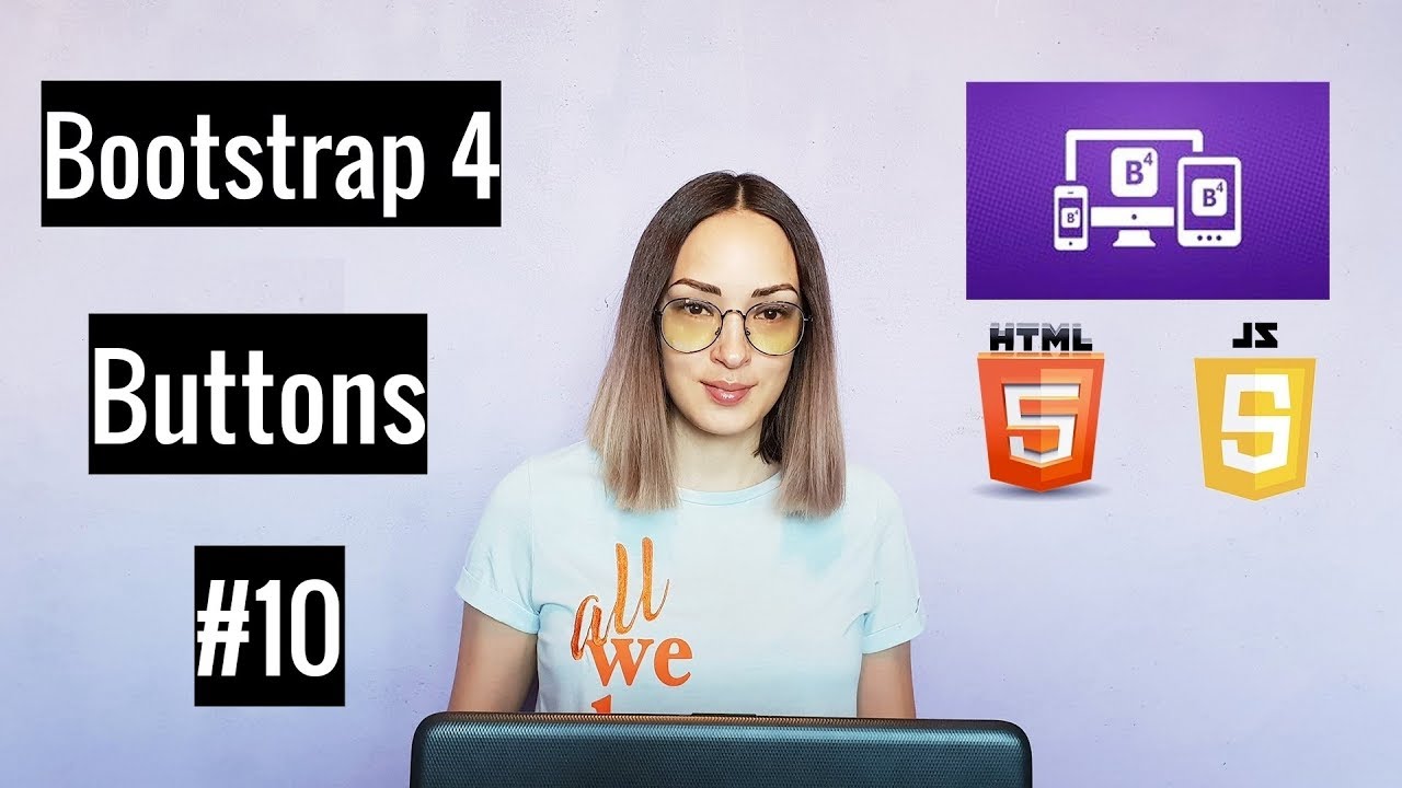 Урок 10 Bootstrap 4 . Кнопки  Buttons.