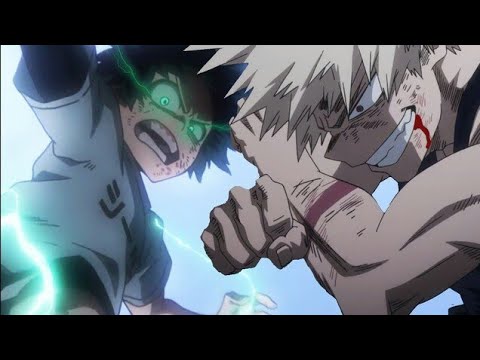 Аниме клип Моя геройская академия [AMV]. Мидория против Бакуга.