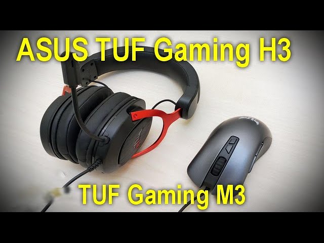 Обзор ASUS TUF Gaming H3 и TUF Gaming M3 - недорогие игровые гарнитура и мышка для геймеров