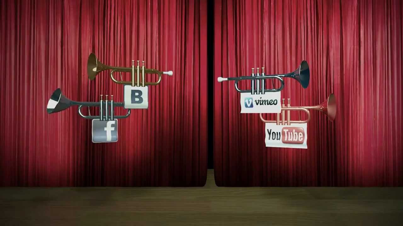 trumpet sound effect by drew tree  труба звук анимацияHD