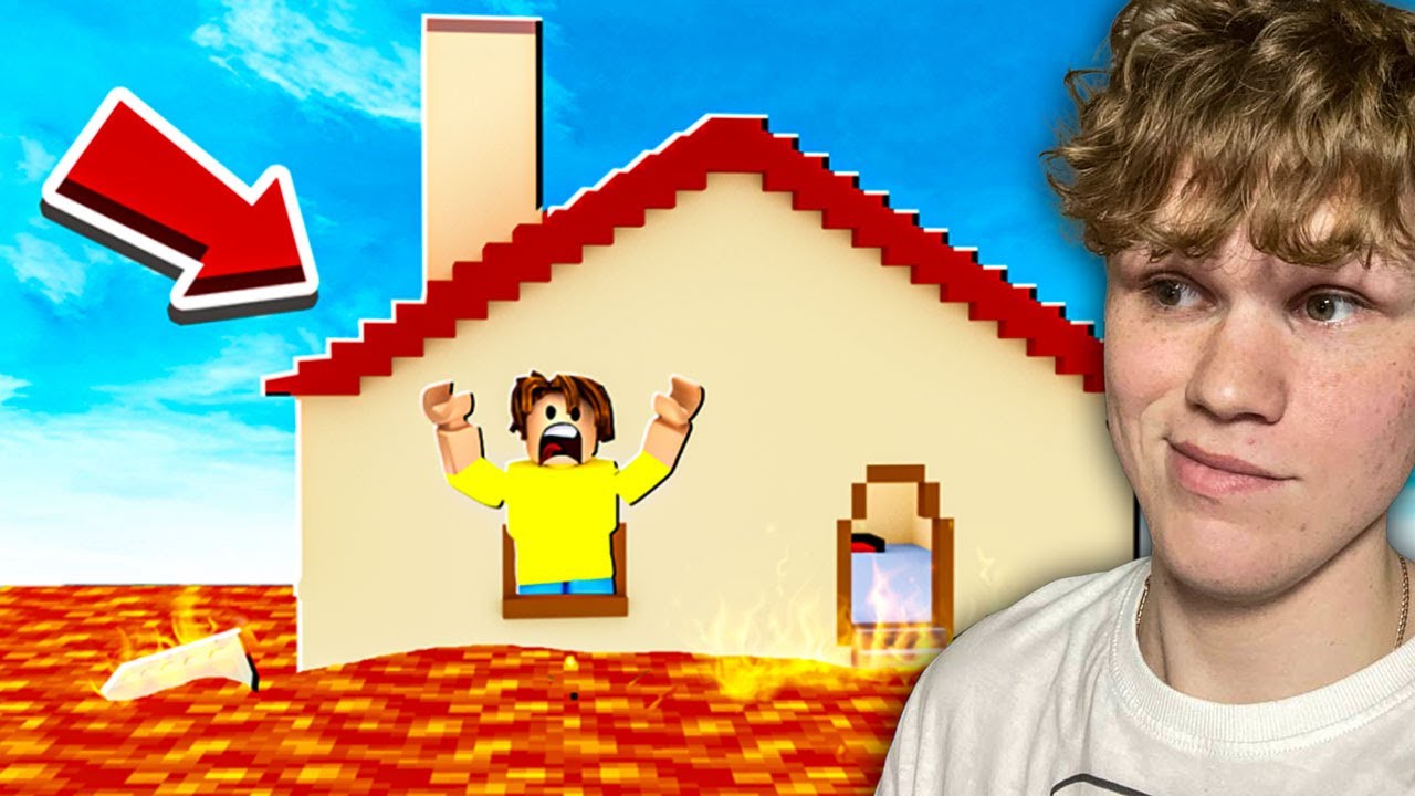 ПОЛ ЭТО ЛАВА В ROBLOX ЧЕЛЛЕНДЖ!