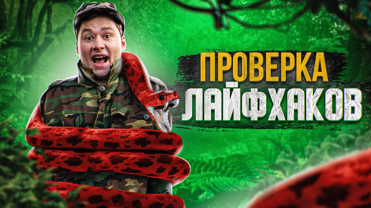 ЛАЙФХАКИ ДЛЯ ВЫЖИВАНИЯ В ЛЕСУ! Проверка Лайфхаков БЕРИ и ДЕЛАЙ Gopher Vid! feat. Андрей Из Уфы