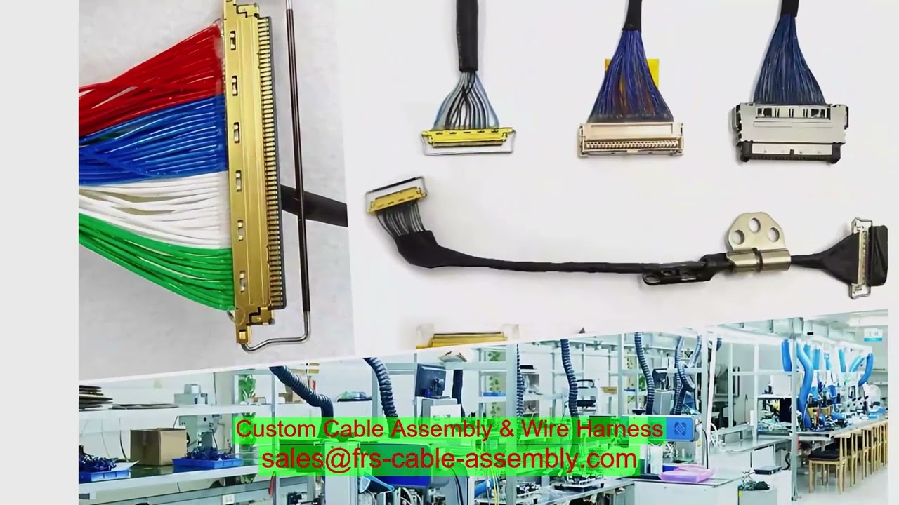 Завод жгутов проводов Микро-коаксиальный кабель IPEX 20634-260T-02 разъем IPEX 20737-040T-02