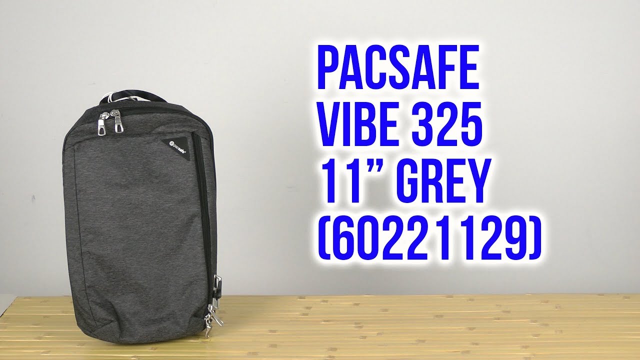Распаковка Pacsafe Vibe 325 11