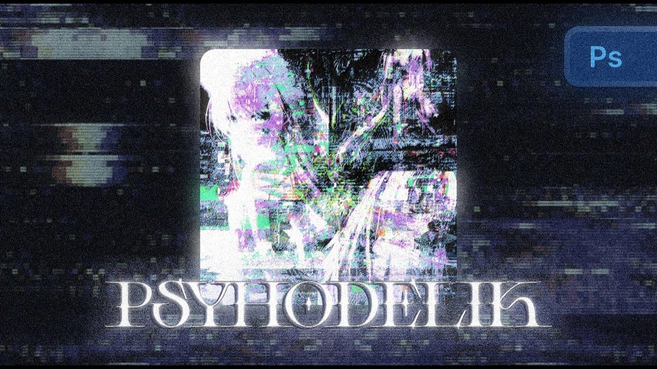 Процесс создания ОБЛОЖКИ В СТИЛЕ PSYHODELIK | В PHOTOSHOP #обложкадлятрека #cover