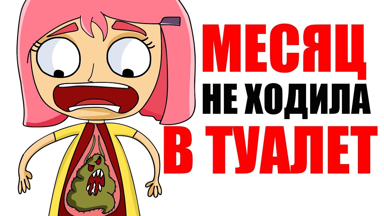 Я не ходила в туалет месяц Анимация
