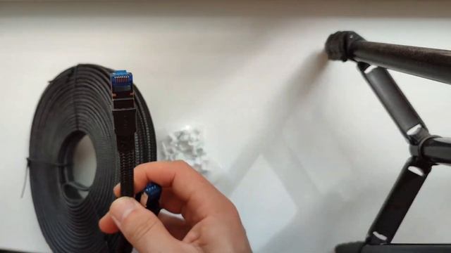 Нейлоновый Плетеный Ethernet-кабель HPUFTO Cat8, 40 Гбит/с