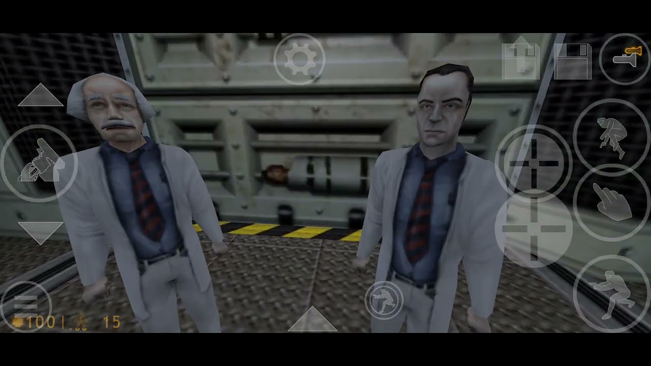 Скачал Half-Life 1 на телефон извините за плохой звук 