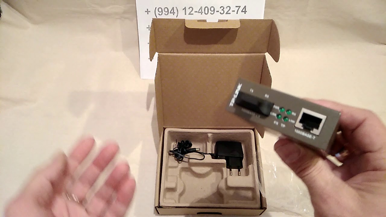 MEDIA CONVERTER TP-LINK MC210CS GIGABIT SINGLE-MODE в Баку / Bakida