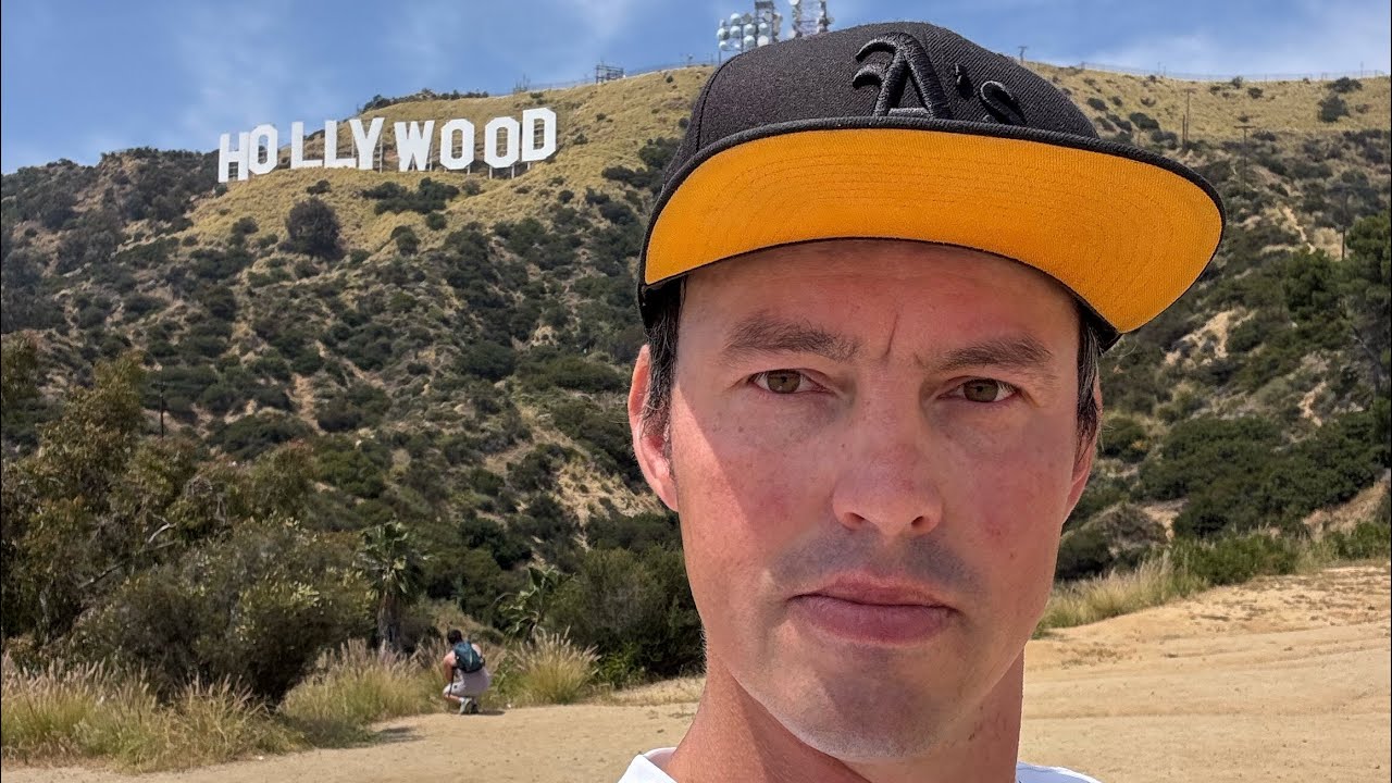 Los Angeles California Как дойти до голивудских букв
