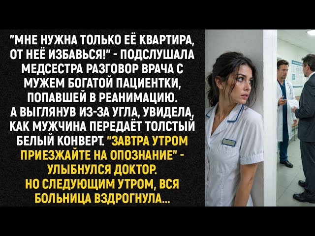 Мне нужна только её квартира от неё избавься! - подслушала медсестра разговор врача...