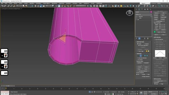 Создание 3d-модели самоката | Серия 5 | Создание основы передней стойки