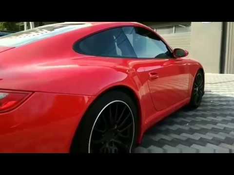 СУХОЙ ТУМАН в салоне автомобиля PORSCHE CARRERA GT