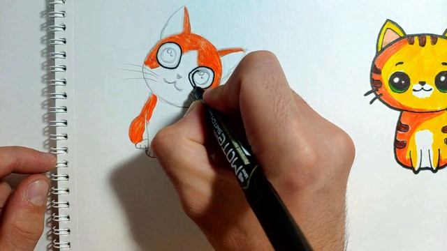 Как нарисовать кота в стиле АНИМЕ?! SPEEDPAINT