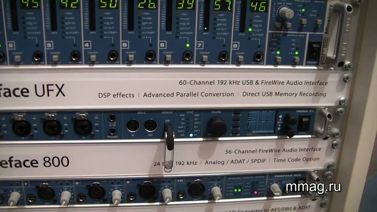 mmag.ru: Musikmesse 2011 - RME Fireface UFX