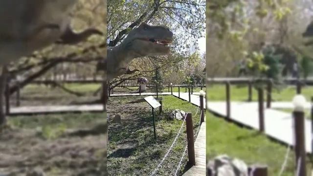 Как рычат динозавры в Динопарке Парк Сказка
