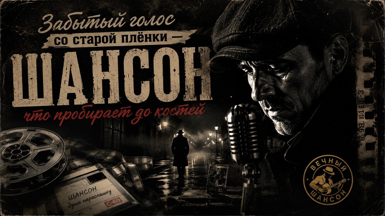 Забытый голос со старой плёнки  ШАНСОН что пробирает до костей