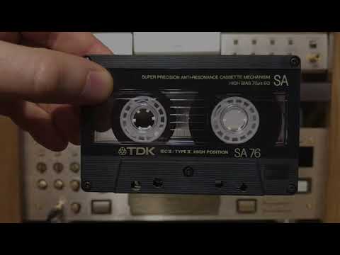 TDK SA 76 - 1988. Tape Made In Japan, Assembled In USA.