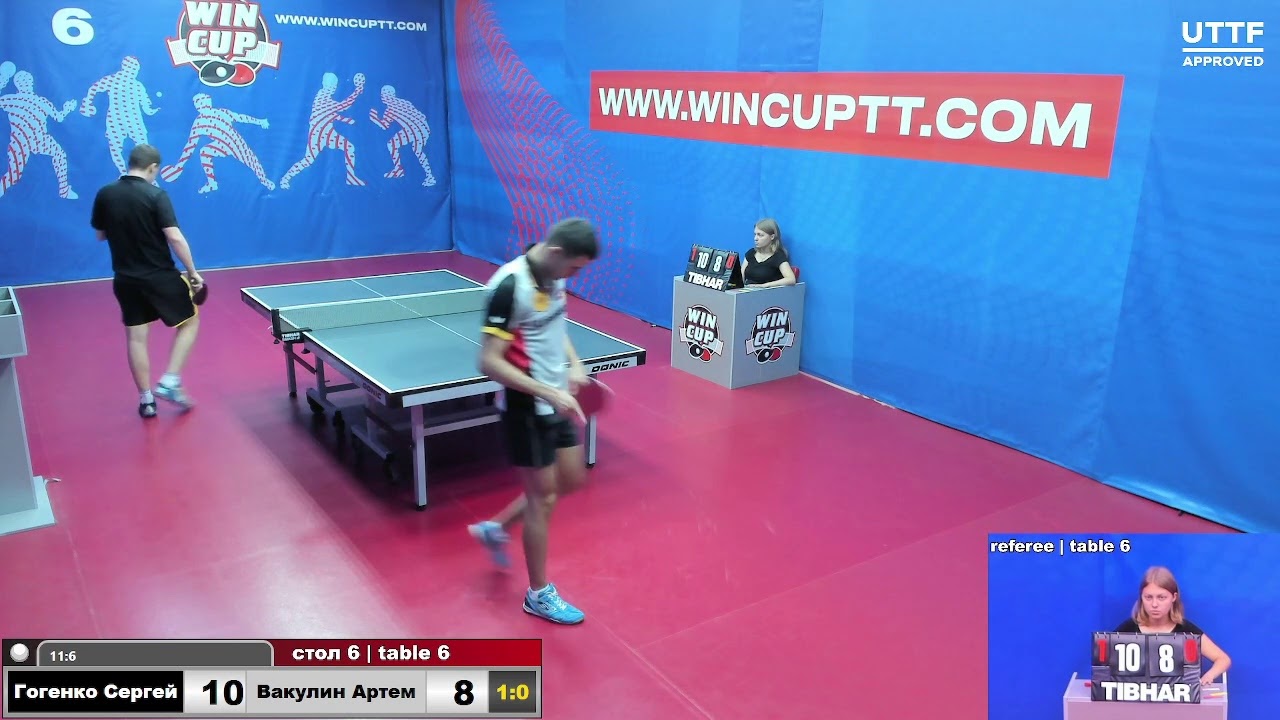 Гогенко Сергей 3-0 Вакулин Артем Турнир Восток 7 WINCUP 23.08.2021 Прямой эфир. Зал 6