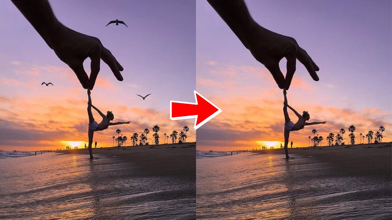 How To Delete An Object In Photoshop In 1 Minute?/Как удалить объект в фотошопе за 1 минуту?