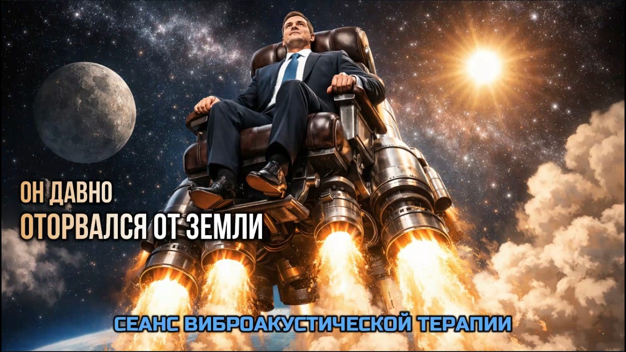 ОН ДАВНО ОТОРВАЛСЯ ОТ ЗЕМЛИ. Сеанс ВИБРОАКУСТИЧЕСКОЙ ТЕРАПИИ