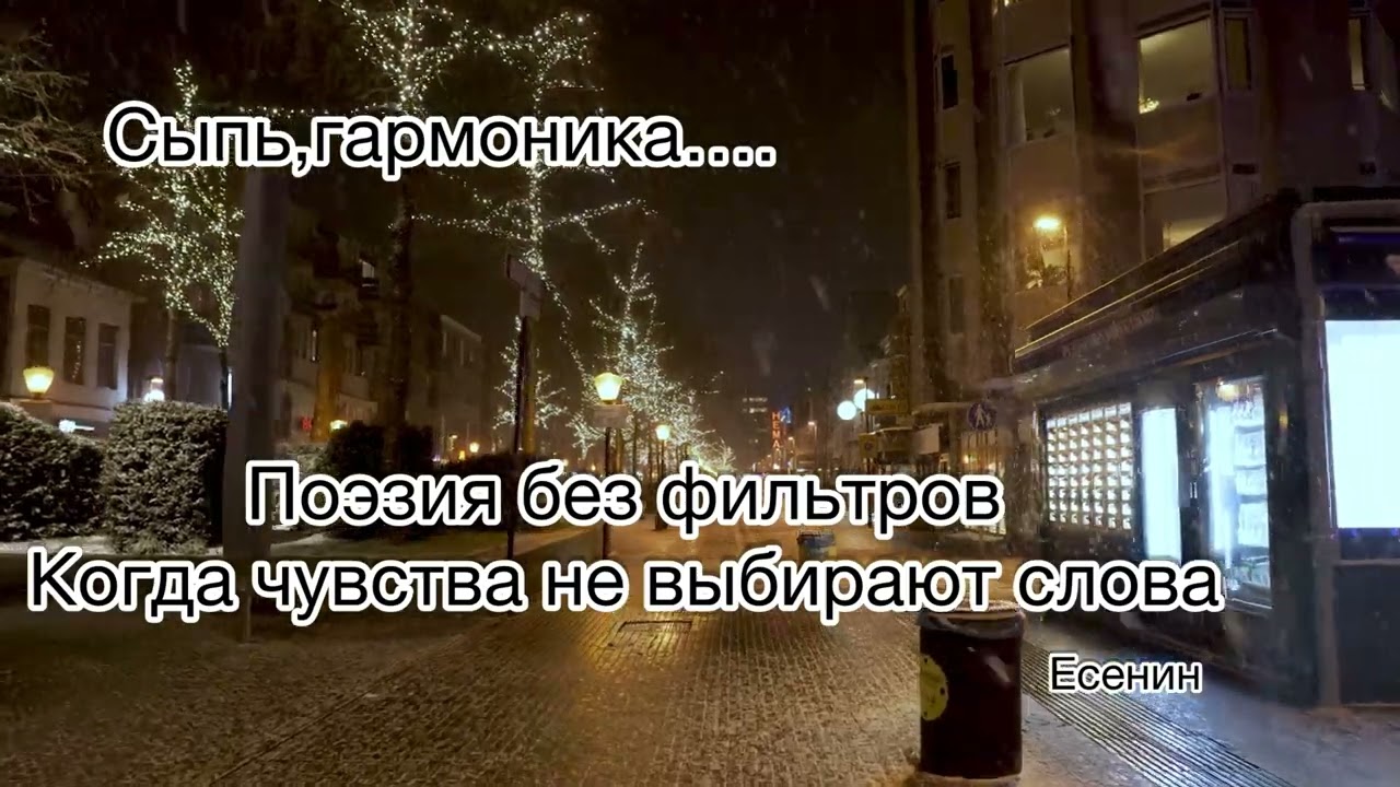 Сыпь гармоника  Сергей Есенин  Поэзия под музыку  Крик и исповедь