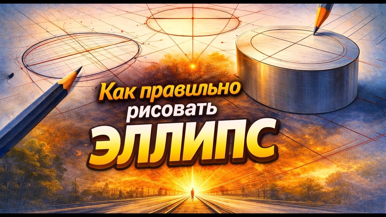 Почему эллипс получается кривым и как рисовать правильно!