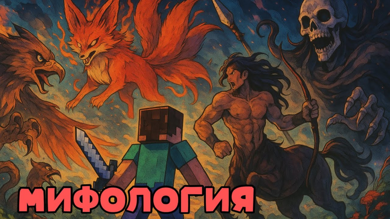Попал В Мир Мифологий В Майнкрафт! Обзор Модов В Майнкрафте