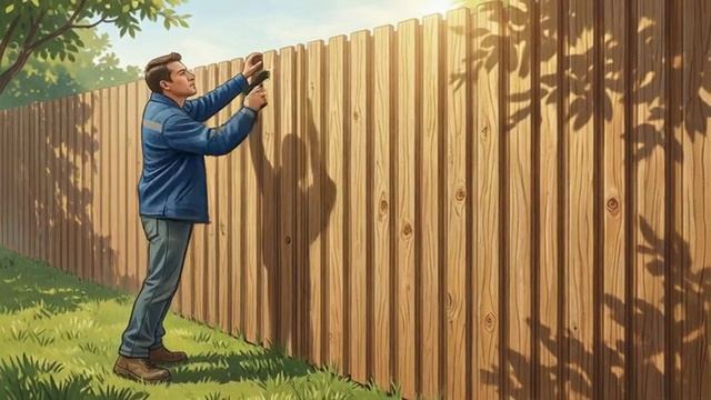 Коричневые защитные шипы на забор: установка дома