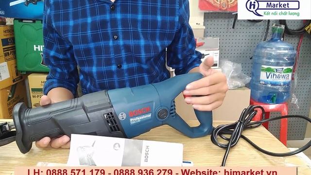 REVIEW Máy Cưa Kiếm Khủng Của Bosch GSA 120, Công Suất Mãnh Mẽ Tới 1200W CHÍNH HÃNG. LH: 0888571179