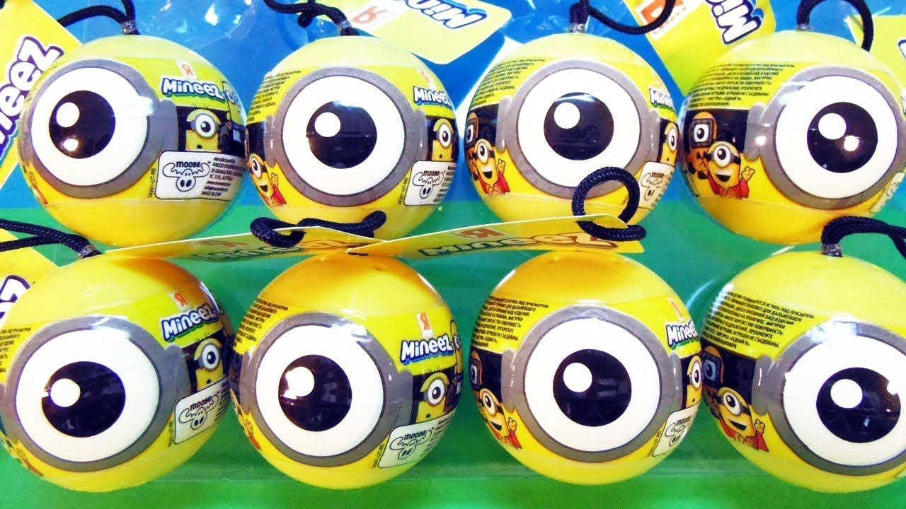 СЮРПРИЗЫ MINEEZ по мультику ГАДКИЙ Я 3 МИНЬОНЫ! Despicable Me 3 Minions Surprise Eggs Unboxing TOYS