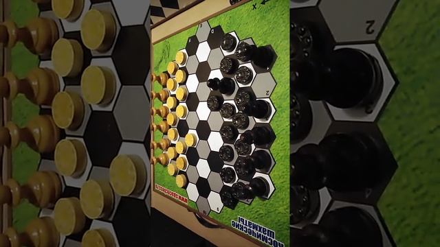 Инста-копия.  Урок № 23.  Шашечница с пешками.