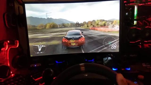 Forza Horizon 4 Nissan Gt-R Drifting With Logitech Momo