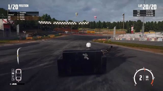 Crashing Cars In Wreckfest