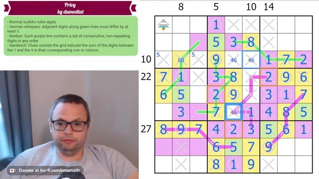 Zetamath Sudoku Stream #174