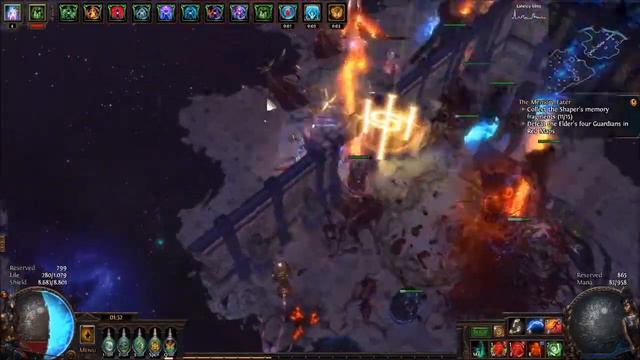 Auramancer + Spectres Deathless Shaper [Update] [Path Of Exile 3.4]